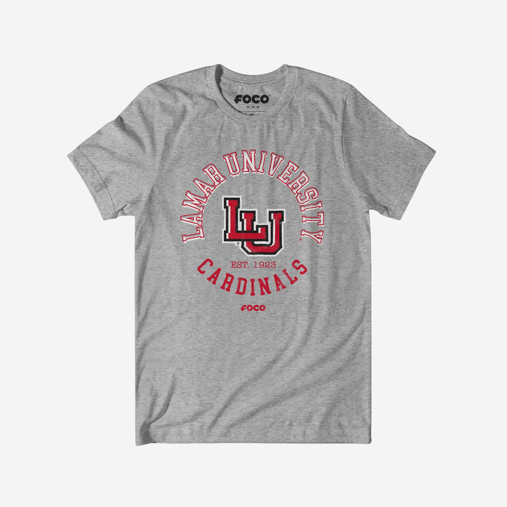 Lamar Cardinals Circle Vintage T-Shirt FOCO S - FOCO.com