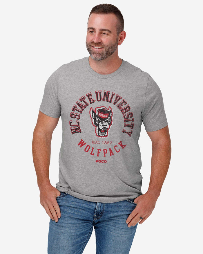 NC State Wolfpack Circle Vintage T-Shirt FOCO - FOCO.com