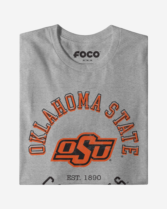 Oklahoma State Cowboys Circle Vintage T-Shirt FOCO - FOCO.com