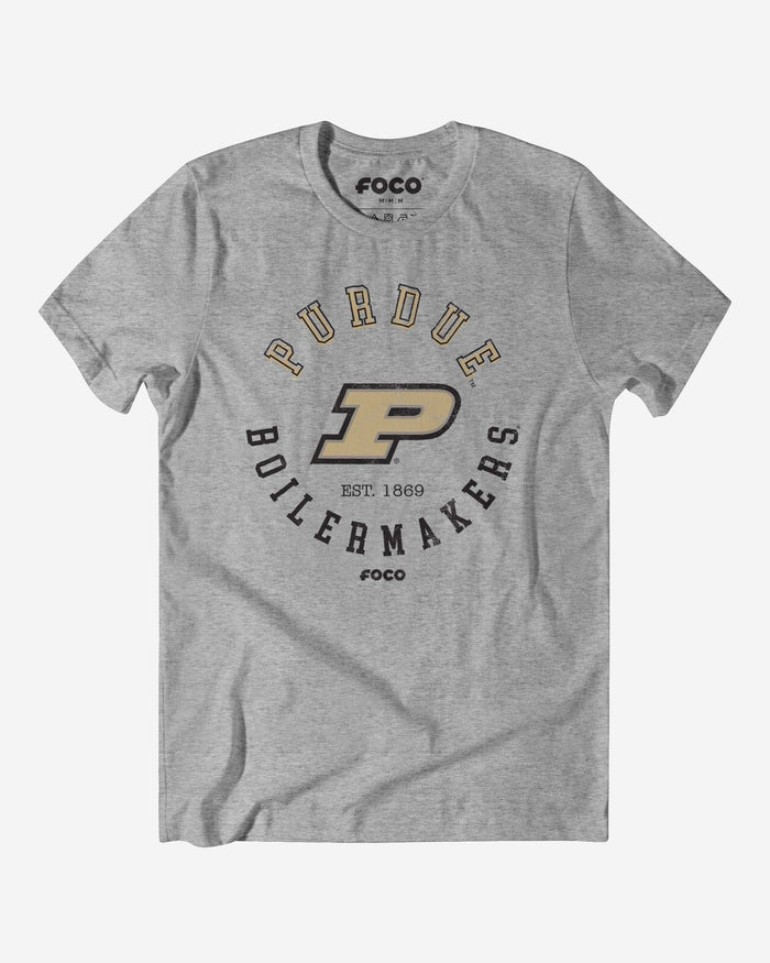 Purdue Boilermakers Circle Vintage T-Shirt FOCO S - FOCO.com