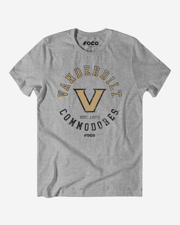 Vanderbilt Commodores Circle Vintage T-Shirt FOCO S - FOCO.com