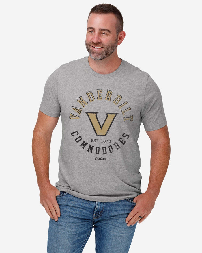 Vanderbilt Commodores Circle Vintage T-Shirt FOCO - FOCO.com