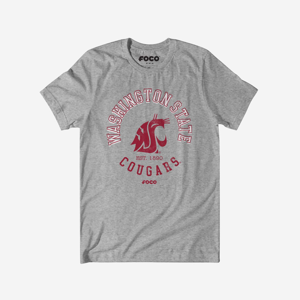 Washington State Cougars Circle Vintage T-Shirt FOCO S - FOCO.com