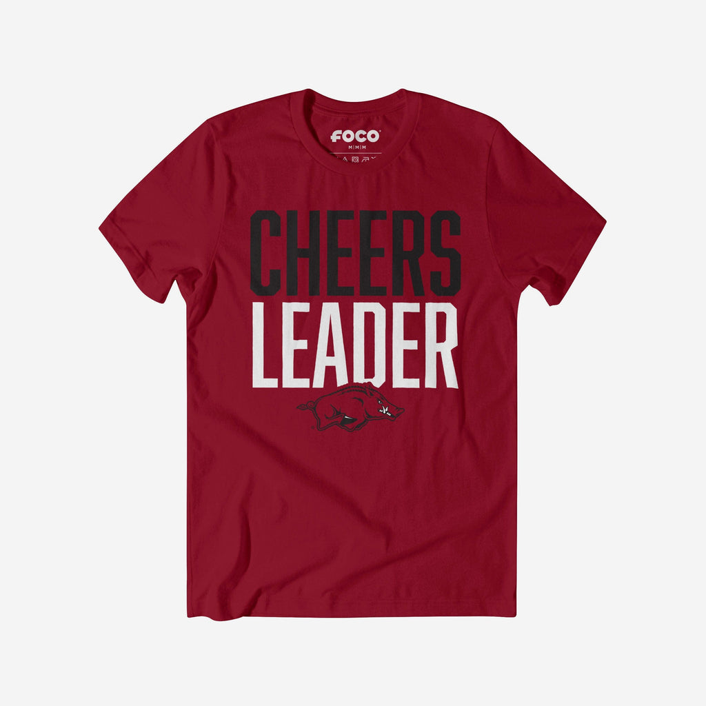 Arkansas Razorbacks Cheers Leader T-Shirt FOCO S - FOCO.com