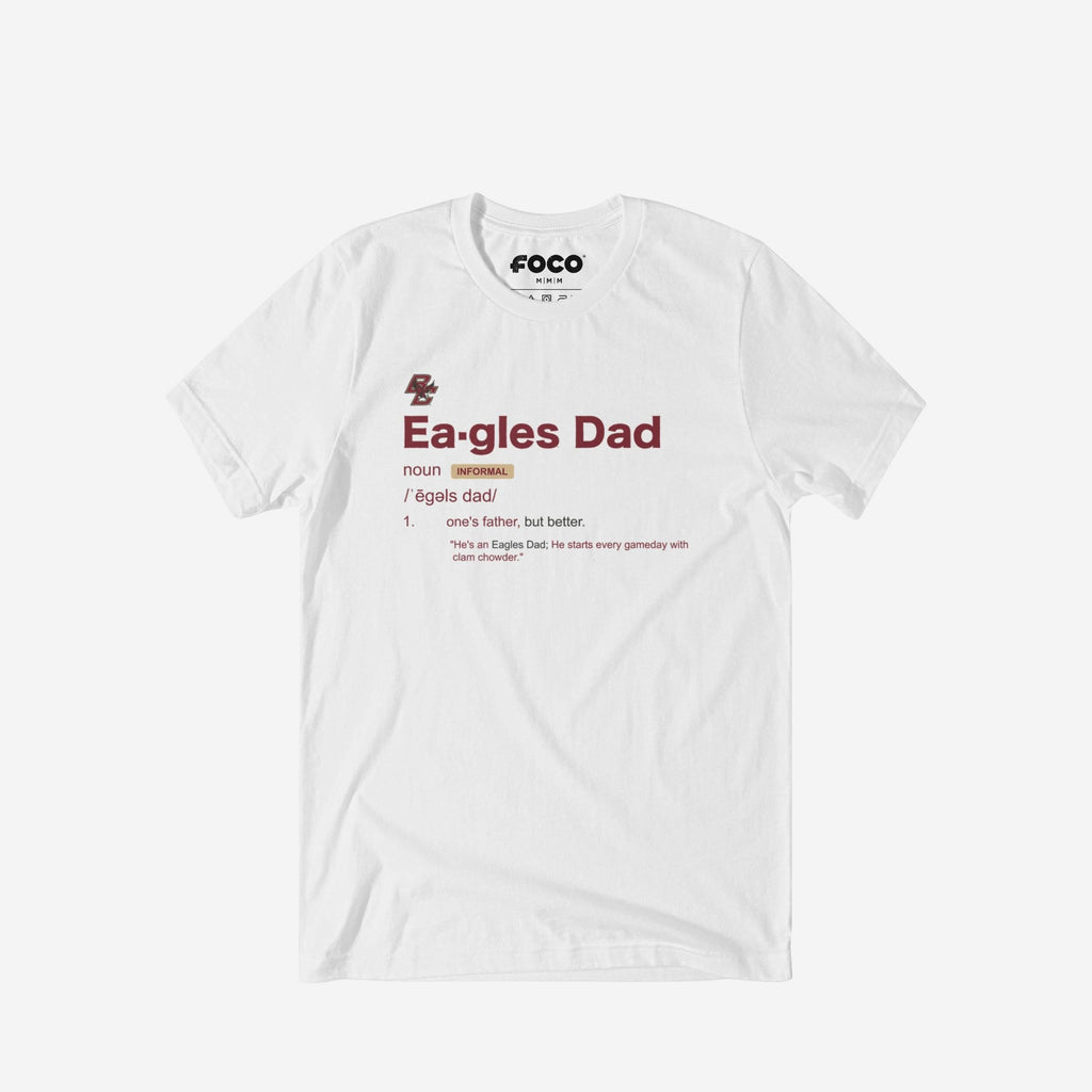 Boston College Eagles Dad Definition T-Shirt FOCO S - FOCO.com