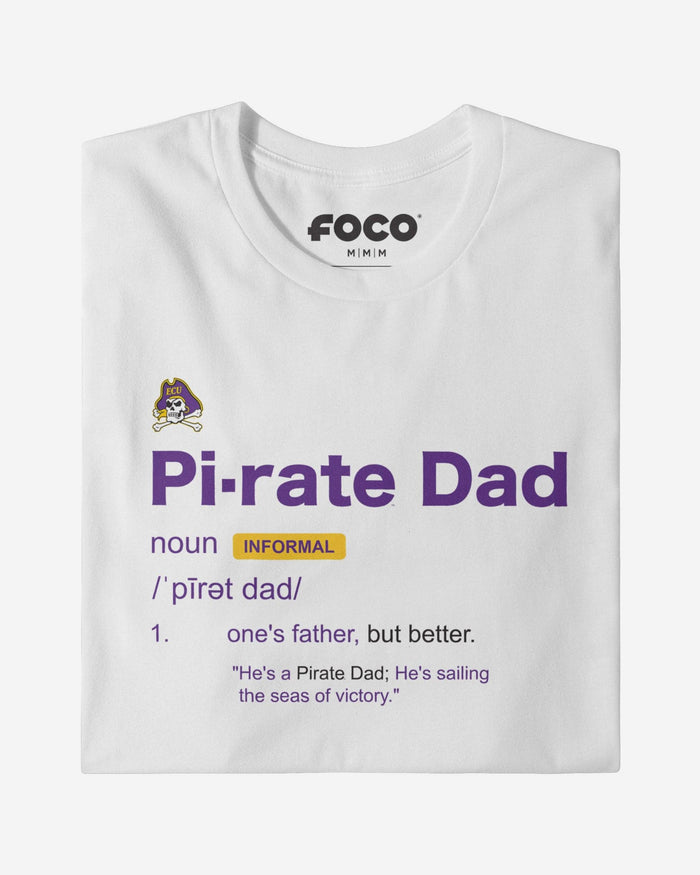 East Carolina Pirates Dad Definition T-Shirt FOCO S - FOCO.com