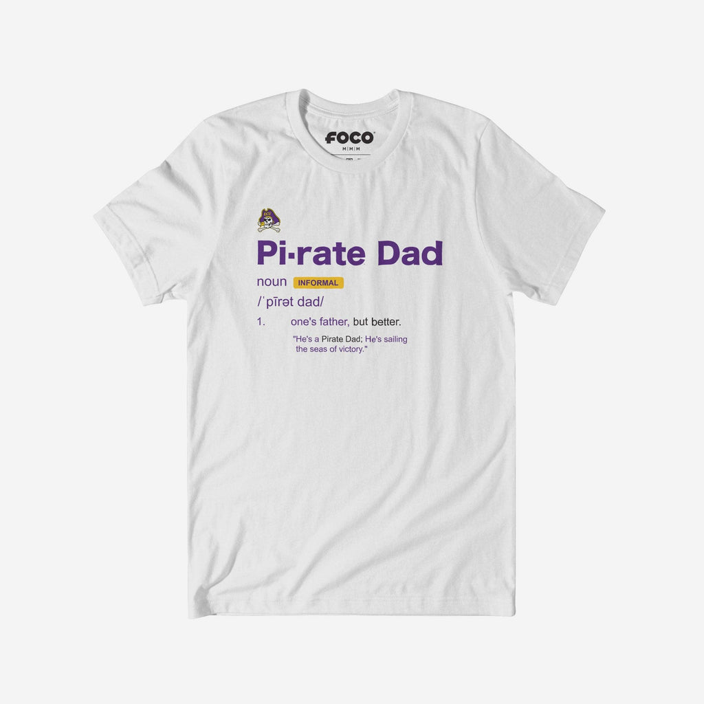 East Carolina Pirates Dad Definition T-Shirt FOCO S - FOCO.com