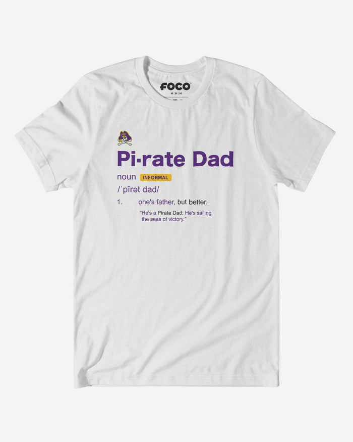 East Carolina Pirates Dad Definition T-Shirt FOCO S - FOCO.com