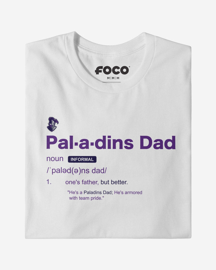 Furman Paladins Dad Definition T-Shirt FOCO S - FOCO.com