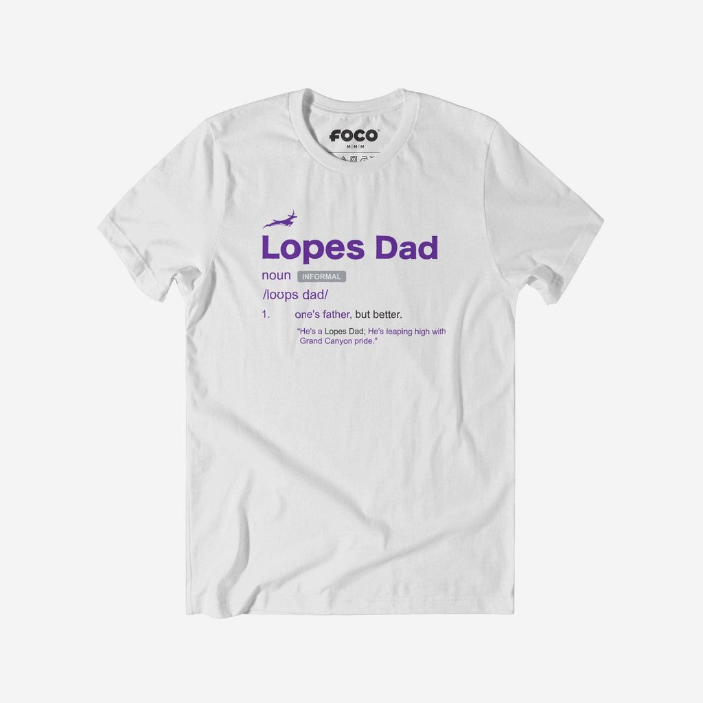 Grand Canyon Antelopes Dad Definition T-Shirt FOCO S - FOCO.com