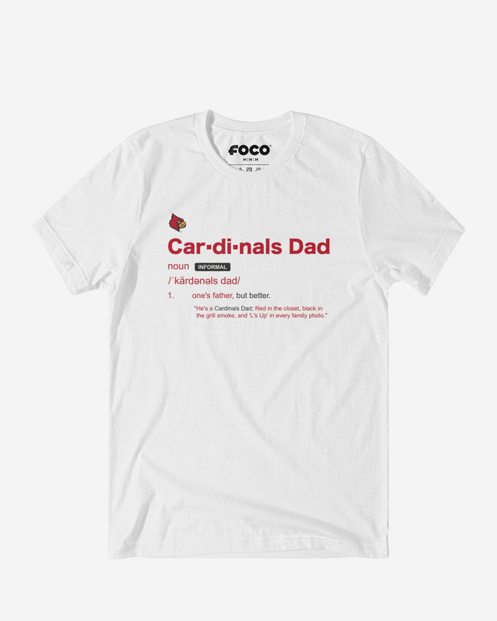Louisville Cardinals Dad Definition T-Shirt FOCO S - FOCO.com