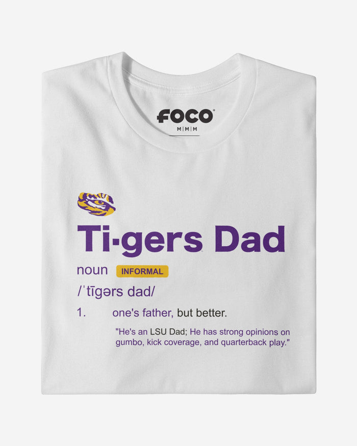LSU Tigers Dad Definition T-Shirt FOCO S - FOCO.com
