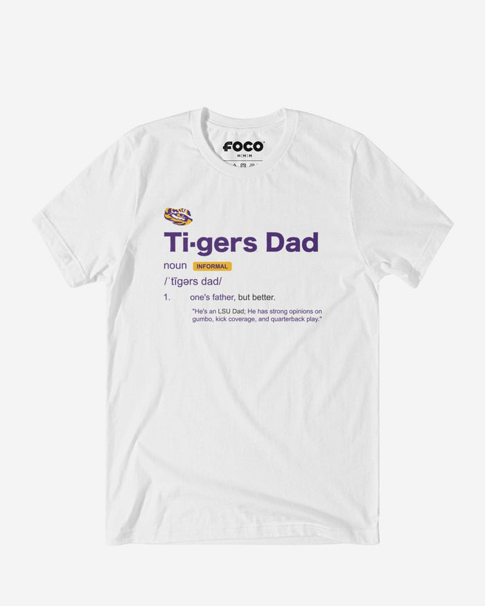 LSU Tigers Dad Definition T-Shirt FOCO S - FOCO.com