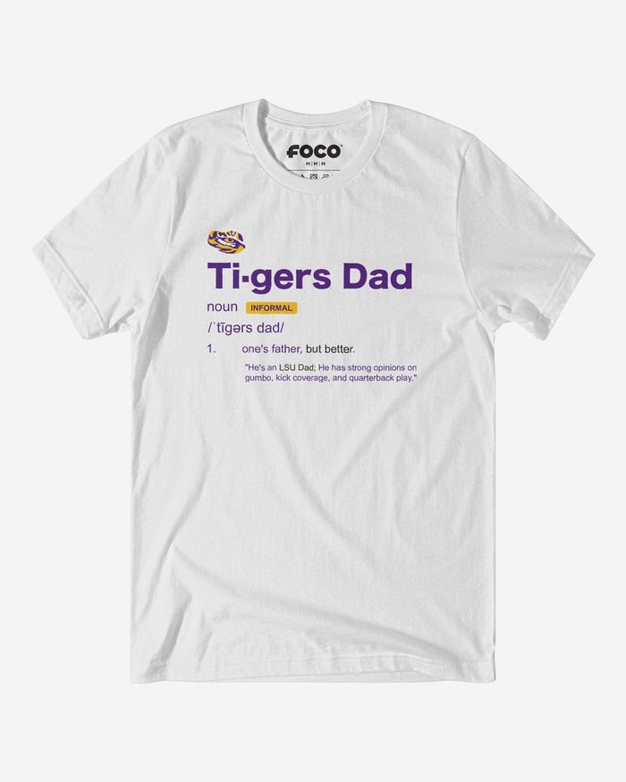 LSU Tigers Dad Definition T-Shirt FOCO S - FOCO.com