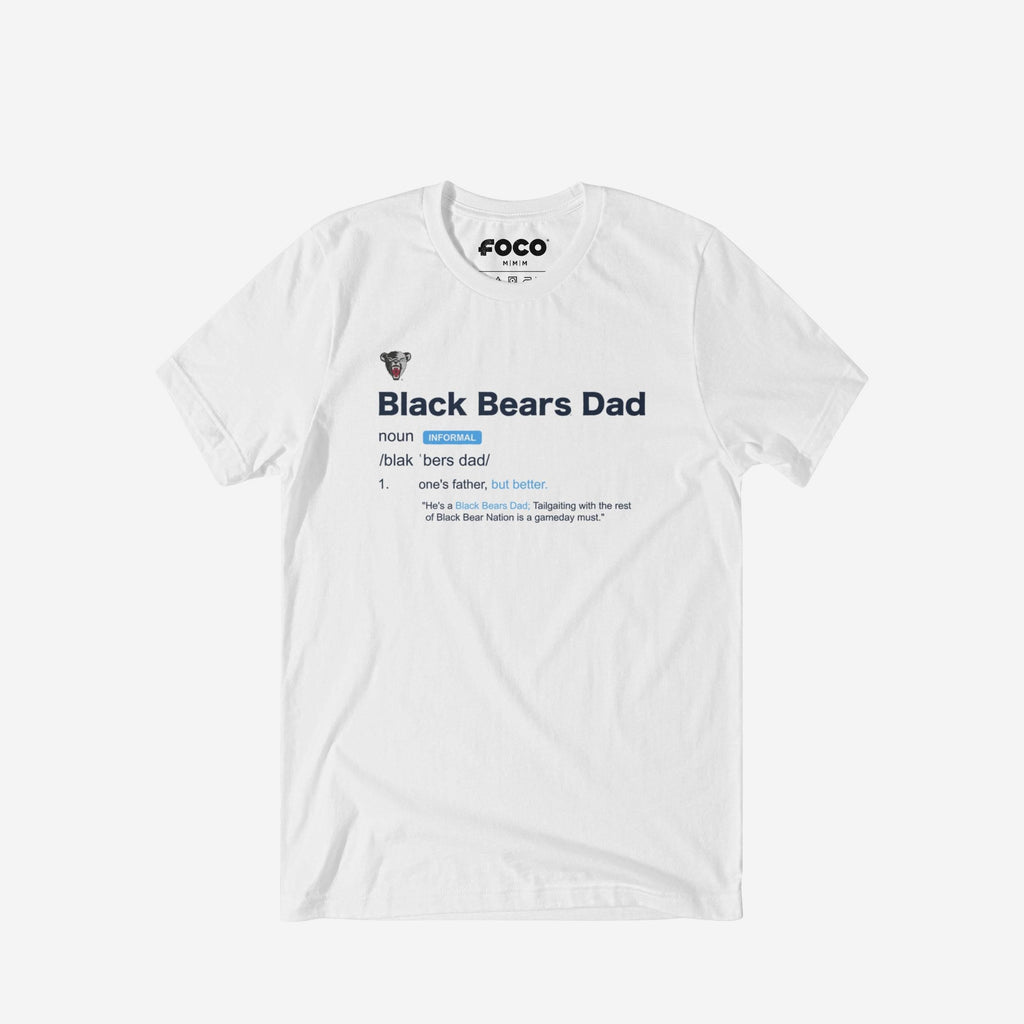 Maine Black Bears Dad Definition T-Shirt FOCO S - FOCO.com