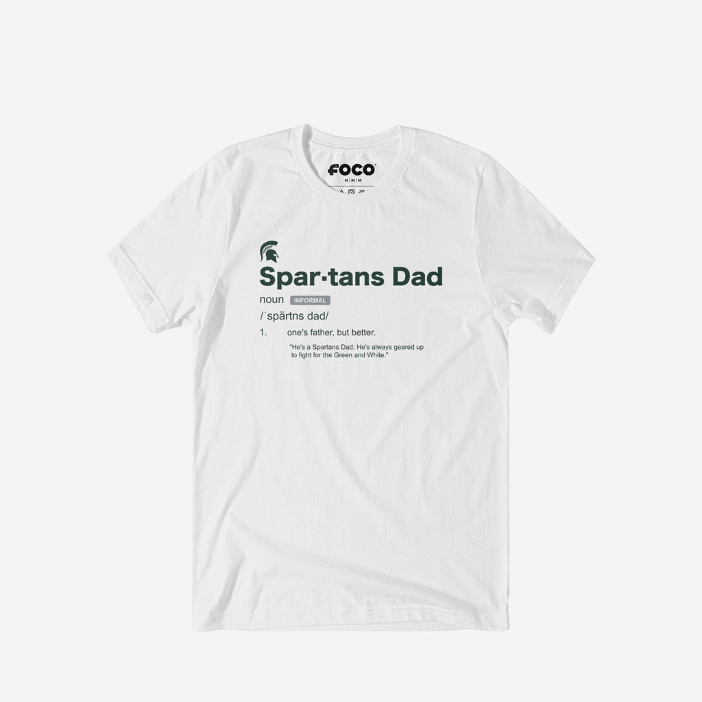 Michigan State Spartans Dad Definition T-Shirt FOCO S - FOCO.com