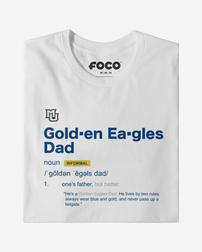 Marquette Golden Eagles Dad Definition T-Shirt FOCO S - FOCO.com