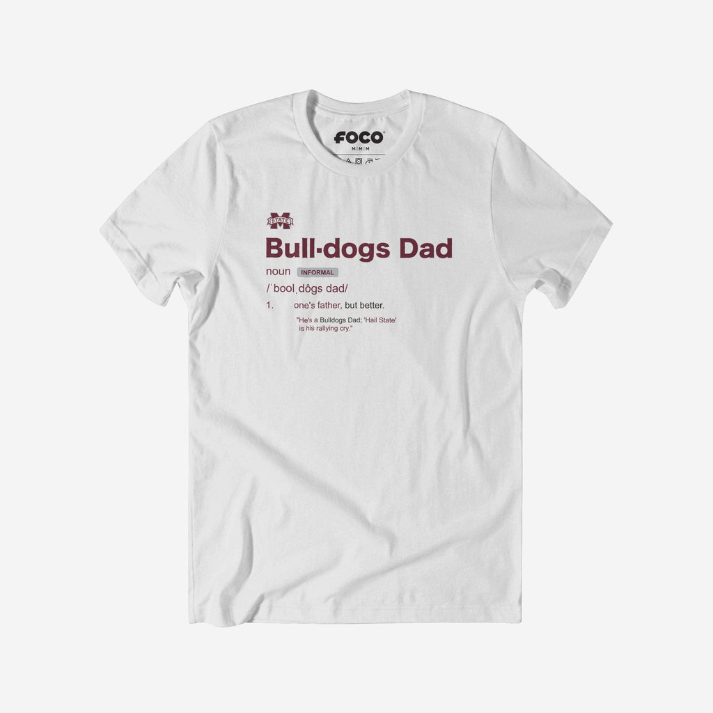 Mississippi State Bulldogs Dad Definition T-Shirt FOCO S - FOCO.com