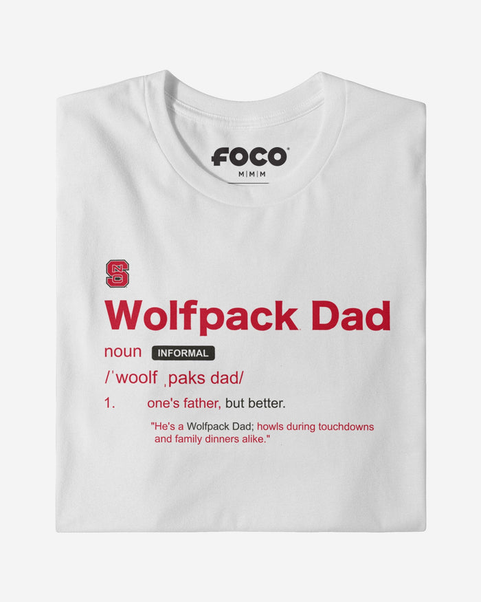 NC State Wolfpack Dad Definition T-Shirt FOCO S - FOCO.com
