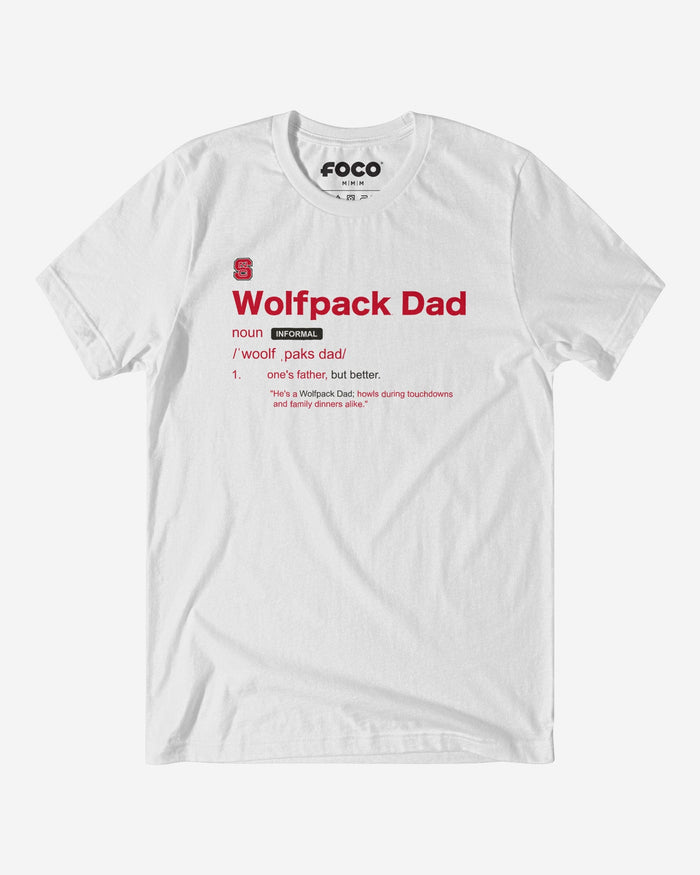 NC State Wolfpack Dad Definition T-Shirt FOCO S - FOCO.com