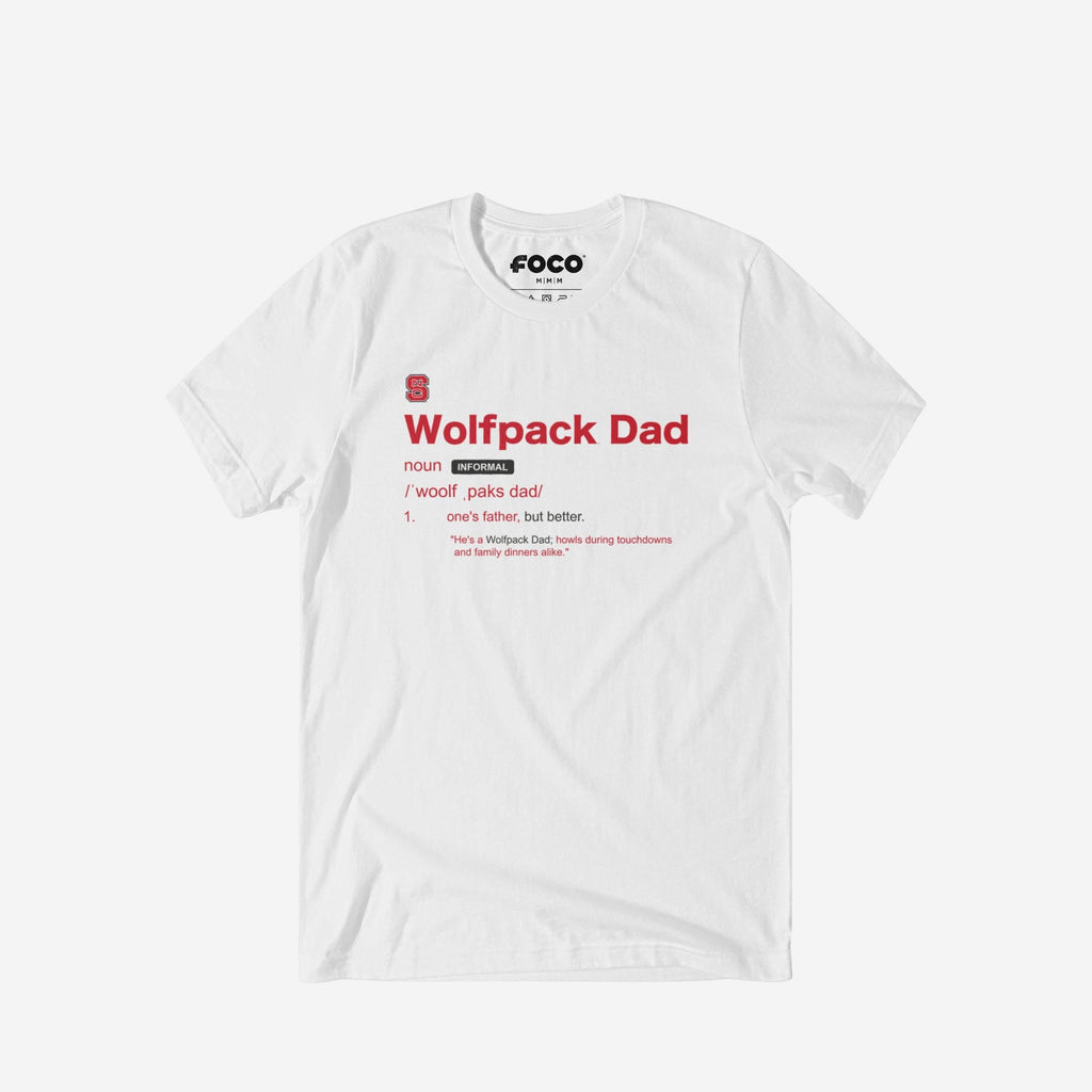 NC State Wolfpack Dad Definition T-Shirt FOCO S - FOCO.com