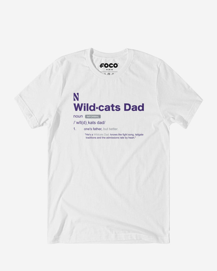 Northwestern Wildcats Dad Definition T-Shirt FOCO S - FOCO.com