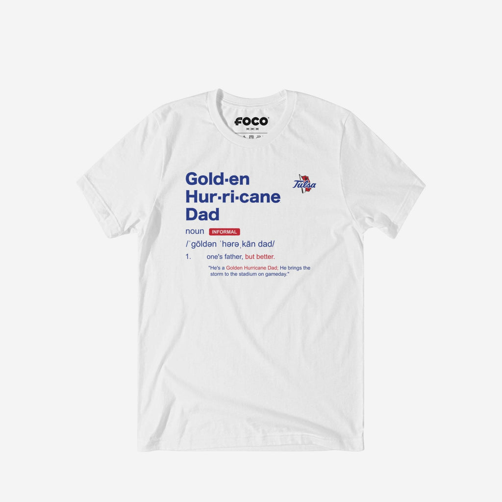 Tulsa Golden Hurricane Dad Definition T-Shirt FOCO S - FOCO.com