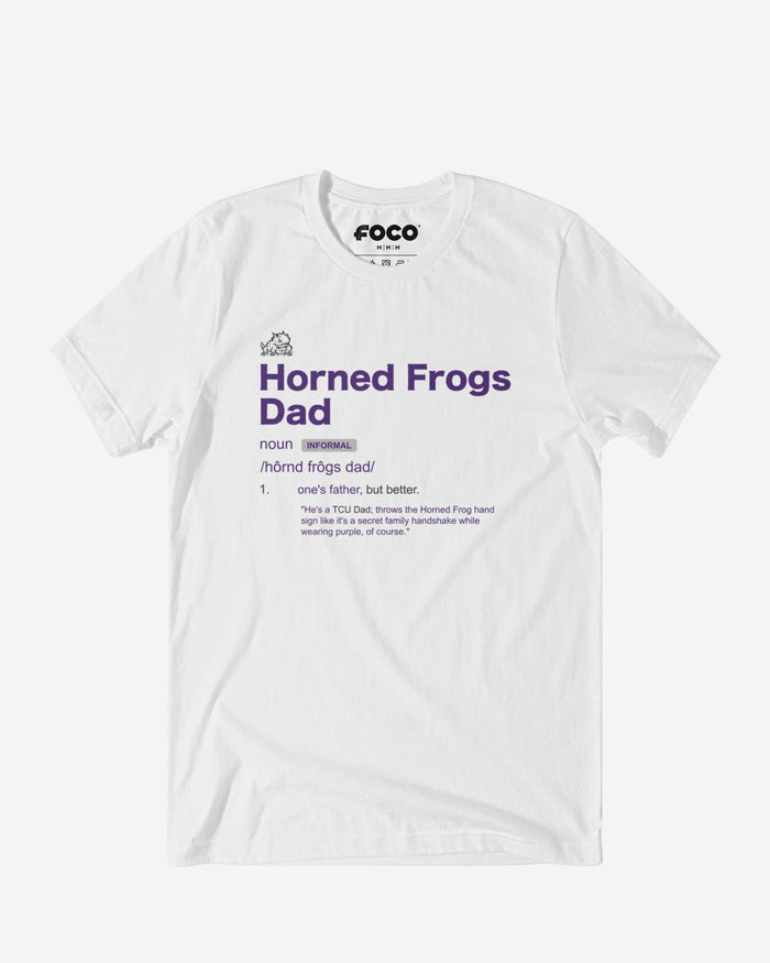 TCU Horned Frogs Dad Definition T-Shirt FOCO S - FOCO.com