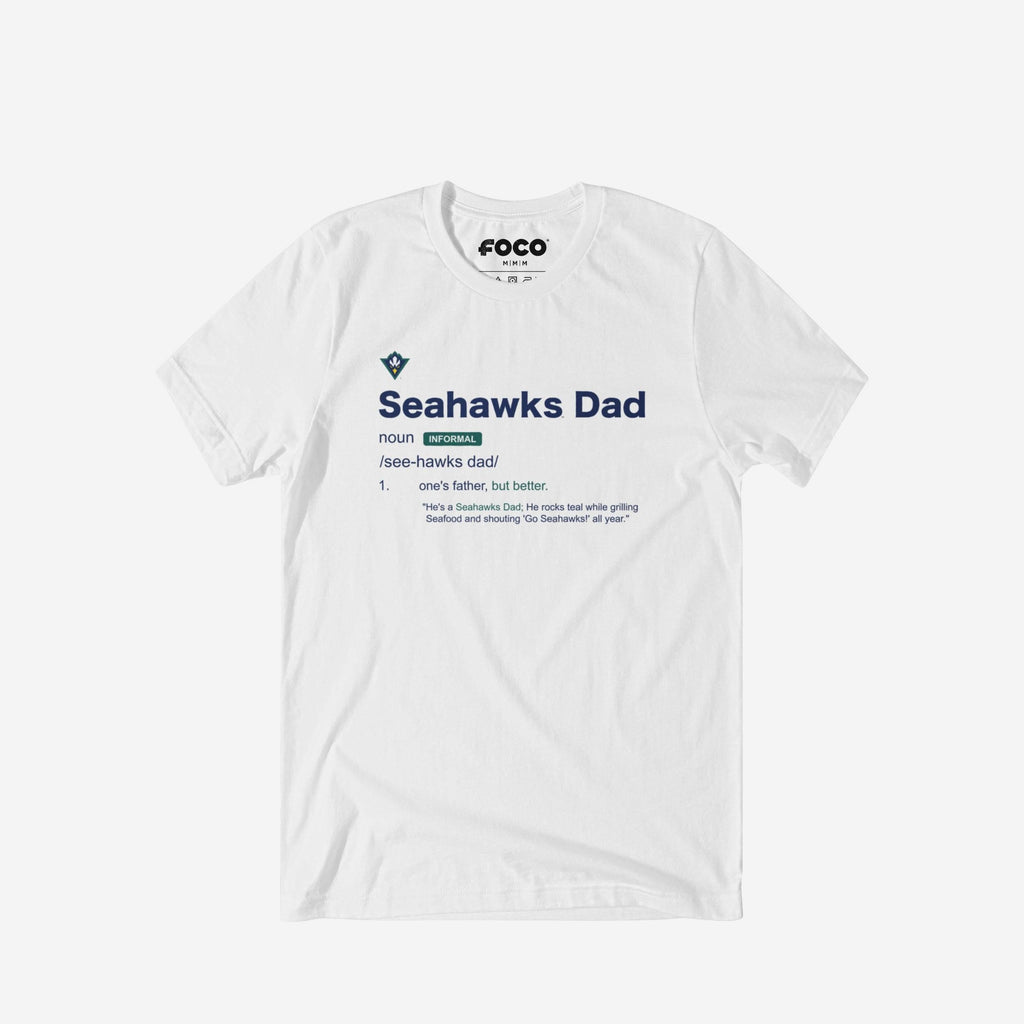 UNC Wilmington Seahawks Dad Definition T-Shirt FOCO S - FOCO.com