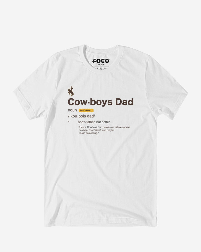 Wyoming Cowboys Dad Definition T-Shirt FOCO S - FOCO.com
