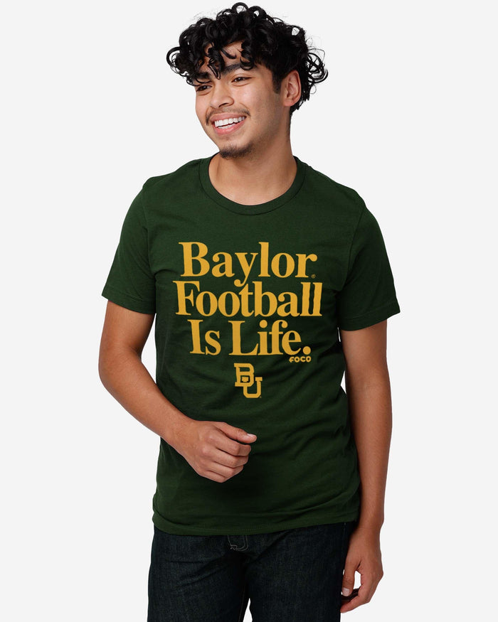 Baylor Bears Football is Life T-Shirt FOCO - FOCO.com