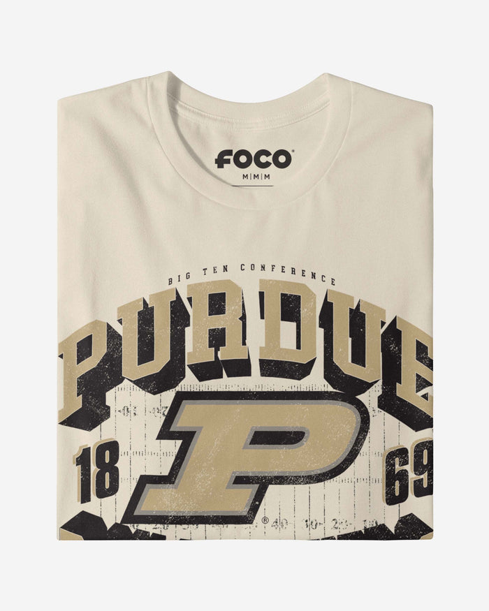 Purdue Boilermakers Field Arched Wordmark T-Shirt FOCO - FOCO.com