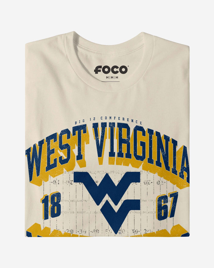 West Virginia Mountaineers Field Arched Wordmark T-Shirt FOCO - FOCO.com