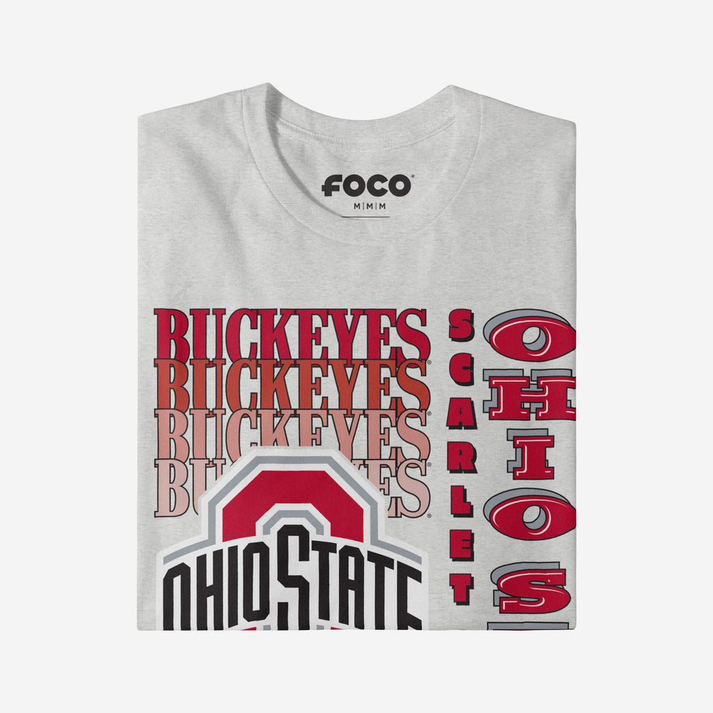 Ohio State Buckeyes Gradient Wordmark T-Shirt FOCO