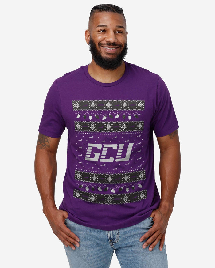 Grand Canyon Antelopes Holiday Lights Sweater T-Shirt FOCO - FOCO.com