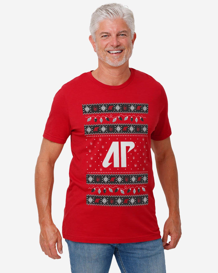 Austin Peay Governors Holiday Lights Sweater T-Shirt FOCO - FOCO.com