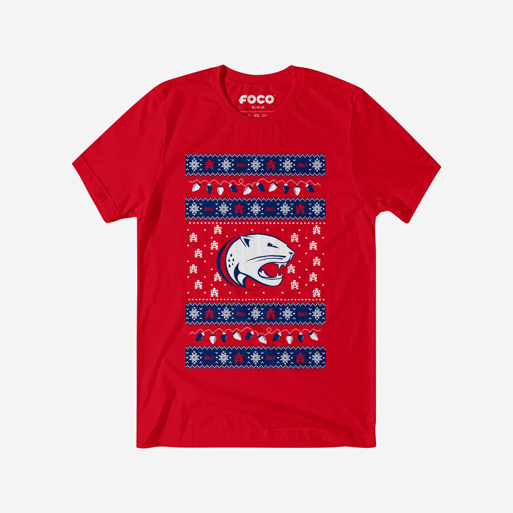 South Alabama Jaguars Holiday Lights Sweater T-Shirt FOCO S - FOCO.com