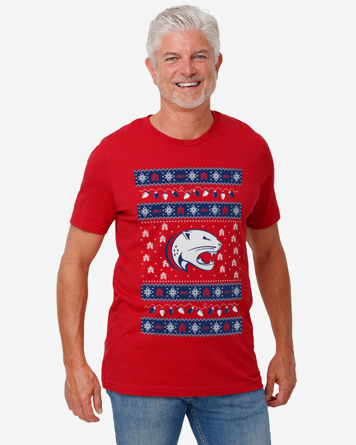 South Alabama Jaguars Holiday Lights Sweater T-Shirt FOCO - FOCO.com