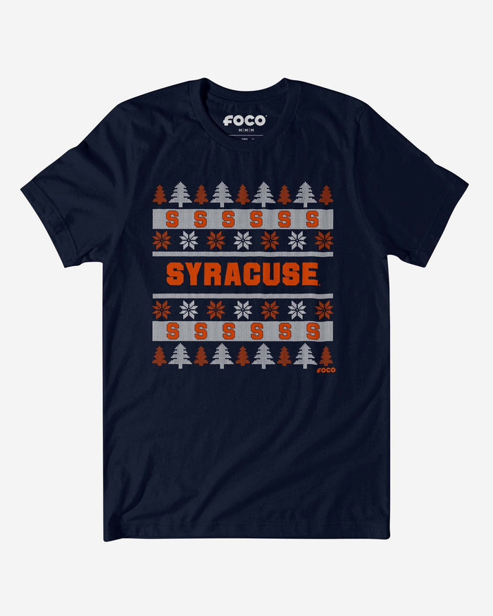 Syracuse Orange Holiday Sweater T-Shirt FOCO S - FOCO.com