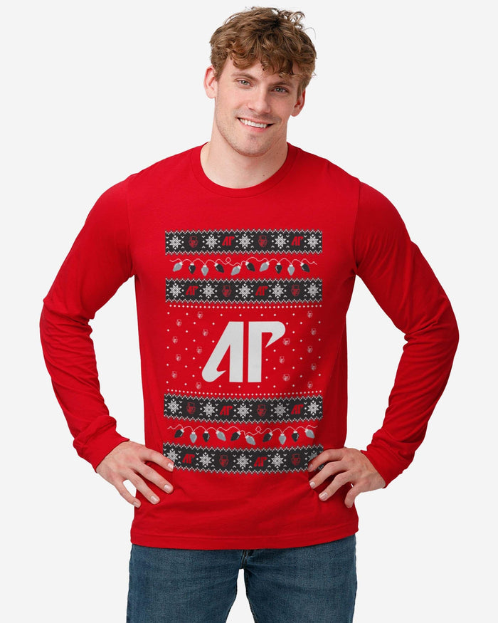 Austin Peay Governors Holiday Lights Sweater Long Sleeve T-Shirt FOCO - FOCO.com