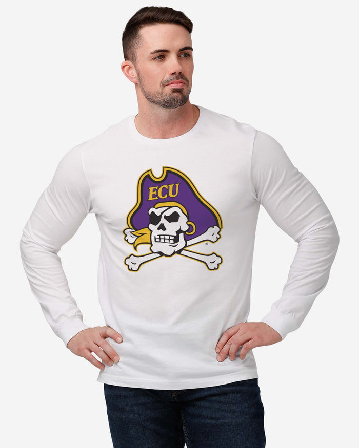 East Carolina Pirates Primary Logo Long Sleeve T-Shirt FOCO - FOCO.com