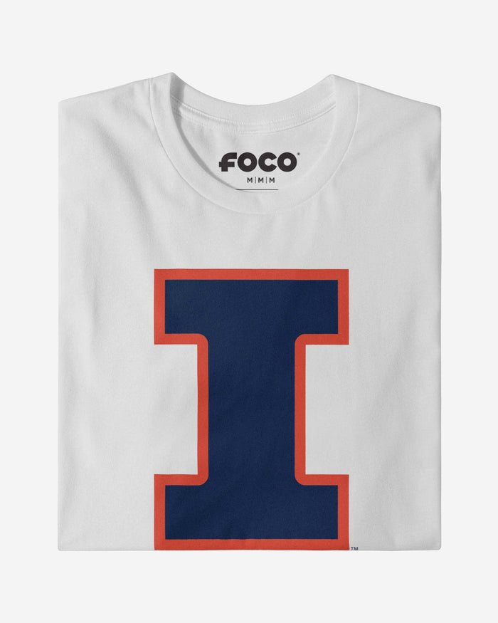 Illinois Fighting Illini Primary Logo Long Sleeve T-Shirt FOCO - FOCO.com