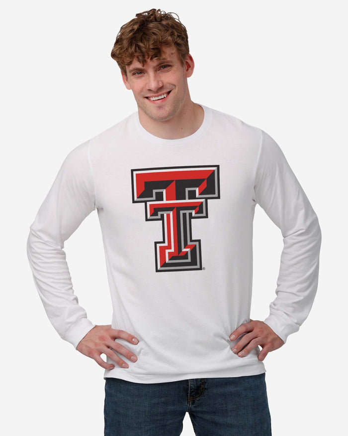 Texas Tech Red Raiders Primary Logo Long Sleeve T-Shirt FOCO - FOCO.com