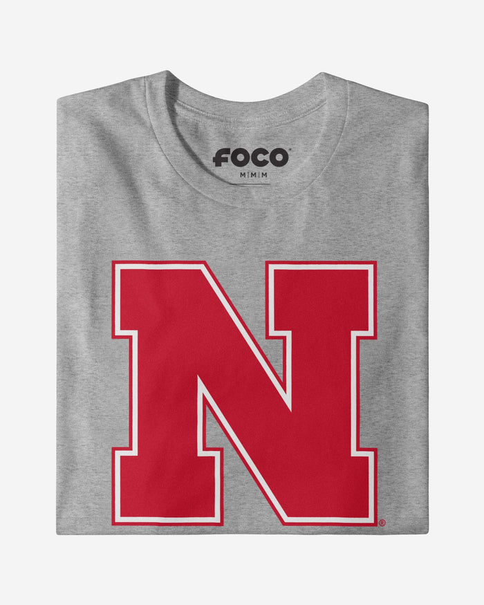 Nebraska Cornhuskers Primary Logo Long Sleeve T-Shirt FOCO - FOCO.com