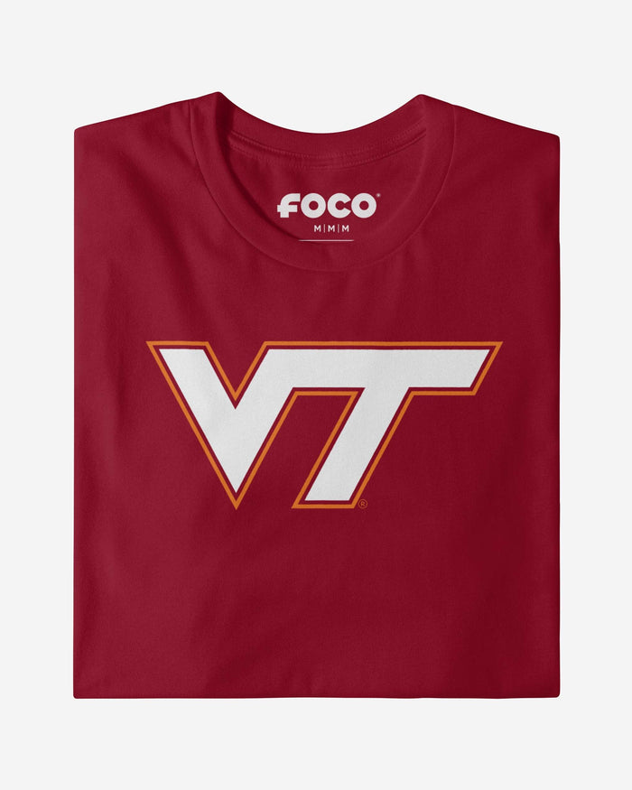 Virginia Tech Hokies Primary Logo Long Sleeve T-Shirt FOCO - FOCO.com