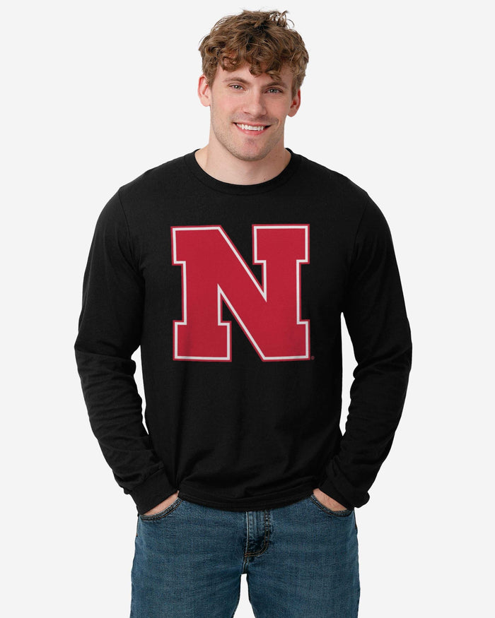 Nebraska Cornhuskers Primary Logo Long Sleeve T-Shirt FOCO - FOCO.com