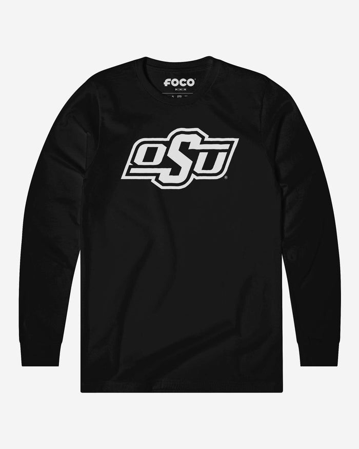 Oklahoma State Cowboys Primary Logo Long Sleeve T-Shirt FOCO Black S - FOCO.com