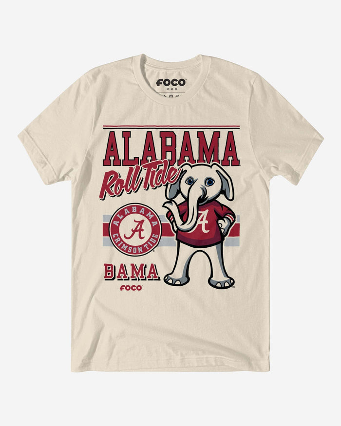 Big Al Alabama Crimson Tide Retro Logo Mascot T-Shirt FOCO S - FOCO.com