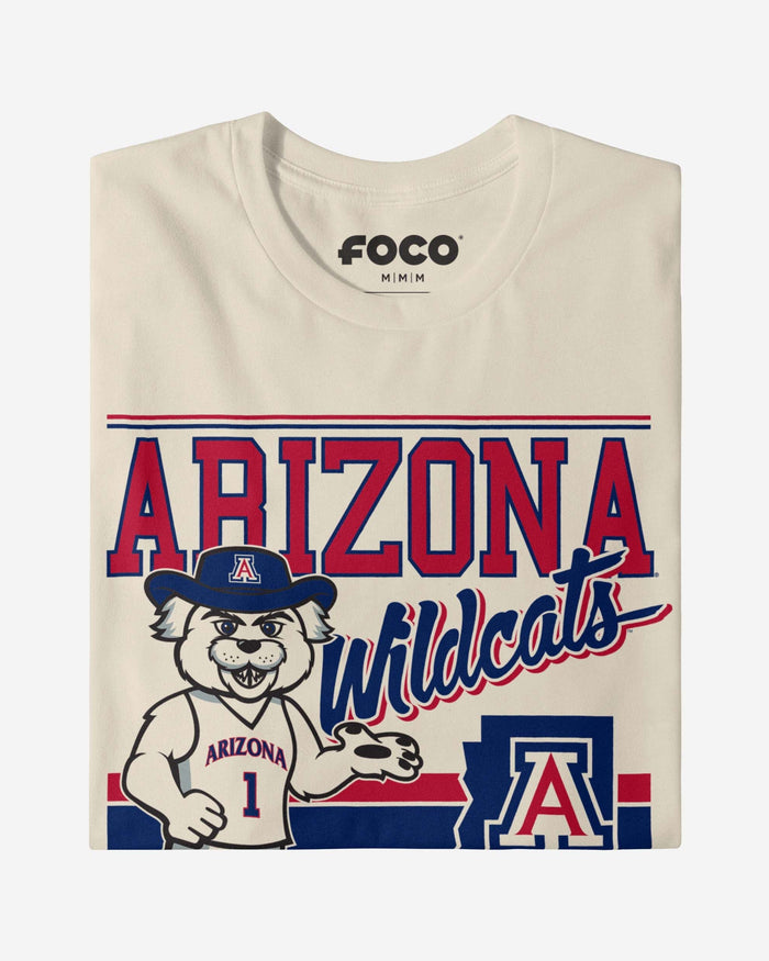 Wilbur Wildcat Arizona Wildcats Retro Logo Mascot T-Shirt FOCO - FOCO.com