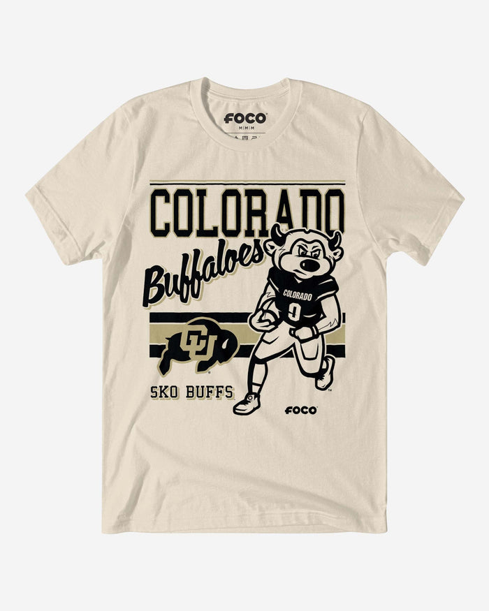 Chip the Buffalo Colorado Buffaloes Retro Logo Mascot T-Shirt FOCO S - FOCO.com